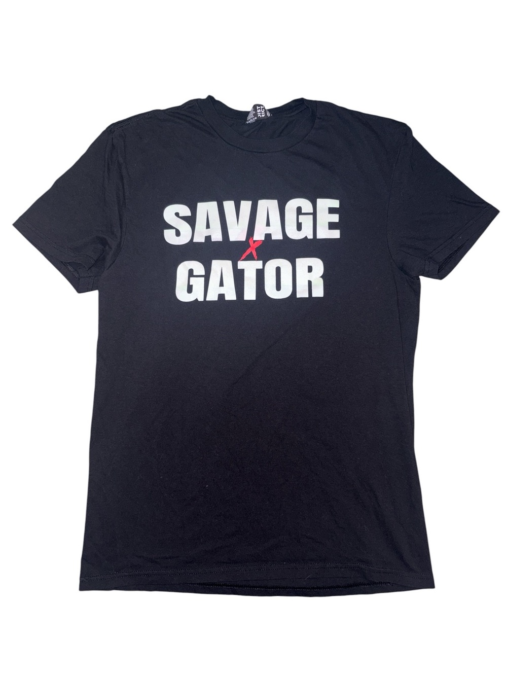 Savage X Gator Graphic Short Sleeve Tee In Black